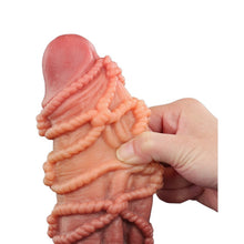Load image into Gallery viewer, Lovetoy Extreme Dildo With Rope Pattern
