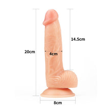 Load image into Gallery viewer, Lovetoy 8 Inch The Ultra Soft Dude Dildo
