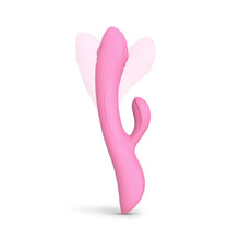 Load image into Gallery viewer, Love To Love Bunny And Clyde Tapping Rabbit Vibrator Pink
