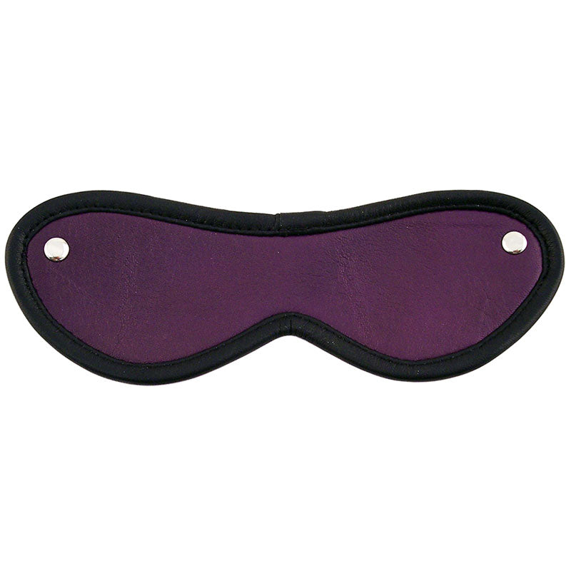 Rouge Garments Purple Leather Blindfold