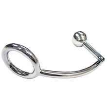 Load image into Gallery viewer, Rouge Stainless Steel Cock Ring With Anal Probe
