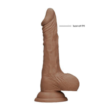 Load image into Gallery viewer, RealRock 7 Inch Dong With Testicles Flesh Tan
