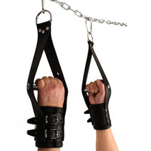 Load image into Gallery viewer, Deluxe Leather Suspension Handcuffs
