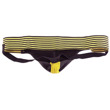 Load image into Gallery viewer, Rouge Garments Jock Black And Yellow
