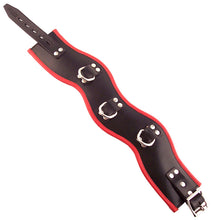 Load image into Gallery viewer, Rouge Garments Black And Red Padded Posture Collar
