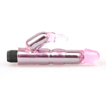 Load image into Gallery viewer, Waves Of Pleasure Crystal Pink Rabbit Vibrator
