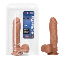 Load image into Gallery viewer, Emperor 7 Inch Life Like Dildo Flesh Brown
