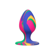 Load image into Gallery viewer, Cheeky Medium Tie Dye Butt Plug
