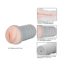 Load image into Gallery viewer, Gripper Ribbed Tight Pussy Flesh Masturbator
