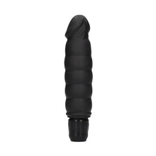 Load image into Gallery viewer, Ribbed Vibrator Black

