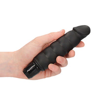 Load image into Gallery viewer, Ribbed Vibrator Black

