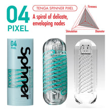 Load image into Gallery viewer, Tenga 04 Pixel Spinner Masturbator
