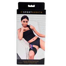 Load image into Gallery viewer, Sportsheets Strap On Dual Penetration Thigh
