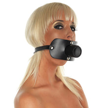 Load image into Gallery viewer, Leather Gag With Urine Tube
